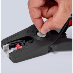 Knipex PreciStrip16 Cable Cutter - Precision Cutting Tool for Effortless Cable Stripping | 4003773085829